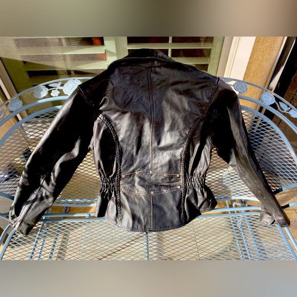 Ladies Harley Davidson Leather Riding Jacket - Picture 1 of 4